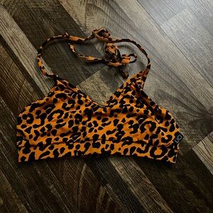 Lici leopard sport bra